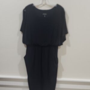 Enfocus Studio Dark Blue Midi Dress